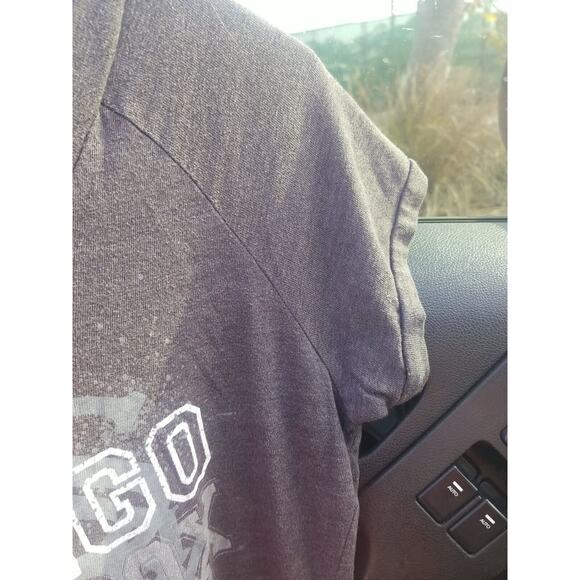 MLB Chicago White Sox Women's V Neck Campus Life style T-Shirt Gray Size (L) - Picture 7 of 10